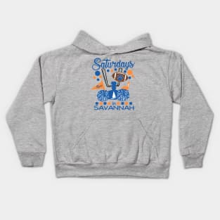 Saturdays in Savannah - Savannah State Tigers Kids Hoodie